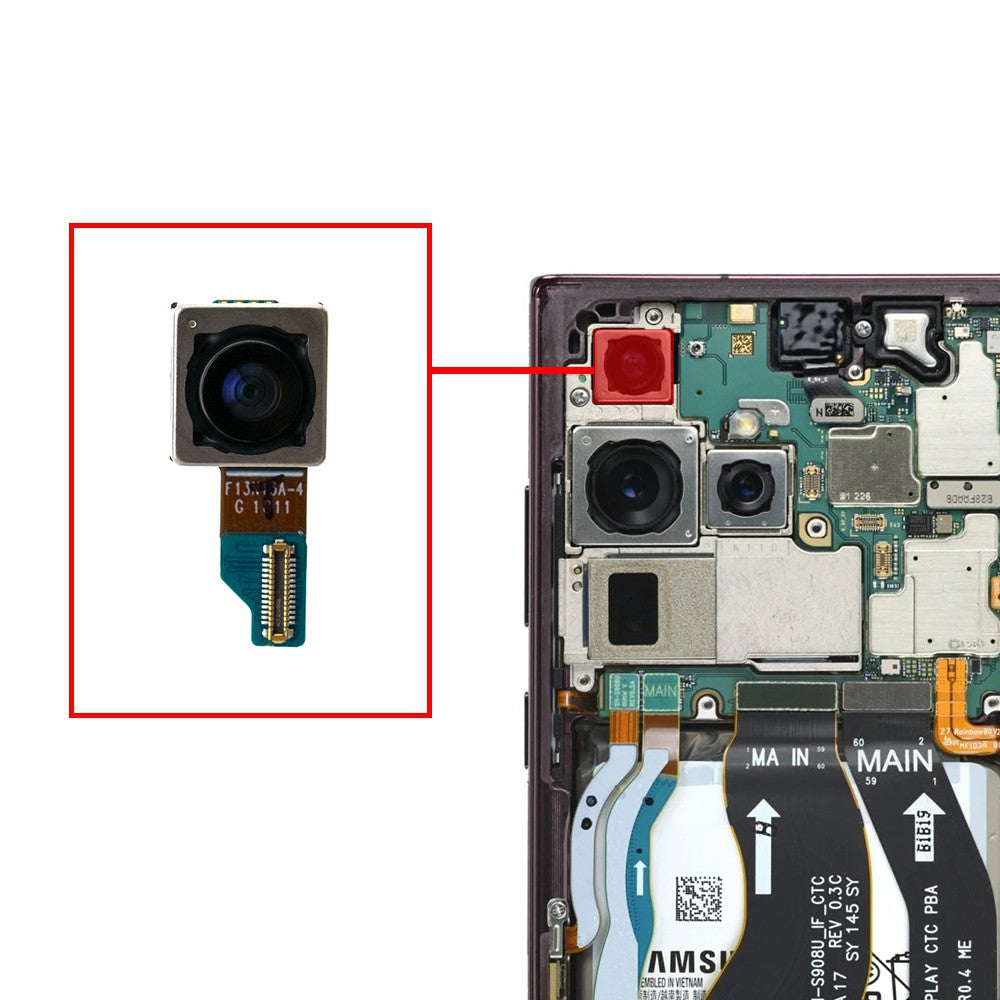 Rear Camera (12MP Ultra Wide) for Samsung Galaxy S22 Ultra 5G S908B (Purple) Rear Camera (12MP Ultra Wide) for Samsung Galaxy S22 Ultra 5G S908B (Purple)